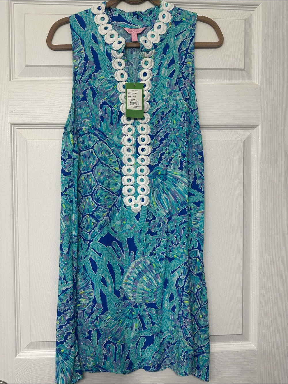 Lilly Pulitzer NWT shift Tortuga Time sz 14